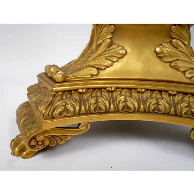 Pair Gilt Bronze Neo-Classical Candelabra Lamps Signed E. F, Caldwell For Sale - Image 12 of 12