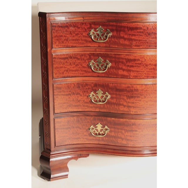 Baker Furniture Company George II Style Mahogany Chest of Drawers For Sale In Los Angeles - Image 6 of 13