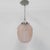 Art Deco Hanging Lamp with Pink Glass Shade, 1930s For Sale - Image 4 of 17