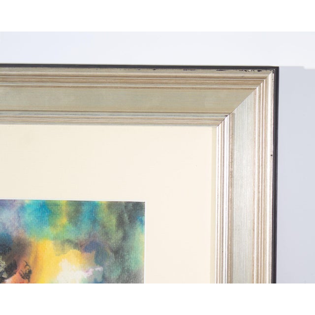 Abstract 1968 Abstract Watercolor Painting by George Coggeshall For Sale - Image 3 of 8