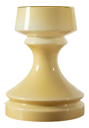 Postmodern Glass Chess Table Lamp by Ivan Jakes, Czechoslovakia, 1970s