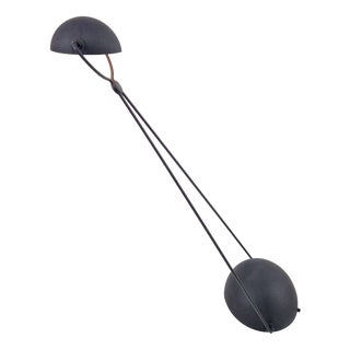 Vintage Black Meridiana Desk Lamp by Paolo Piva for Stefano Cevoli, 1980s For Sale