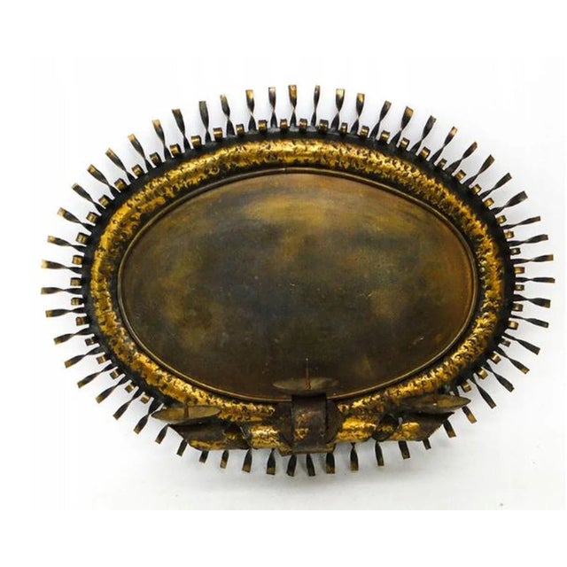 Candle Wall Lamp, Poland, 1960s For Sale - Image 4 of 7