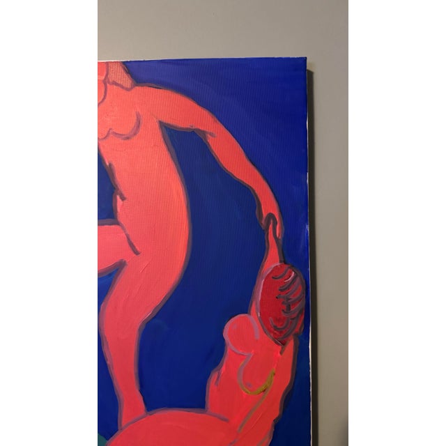 2020s Laura Davis (American [Nc], 21st C.) “Ode to Henri Matisse,” Acrylic on Canvas For Sale - Image 5 of 9