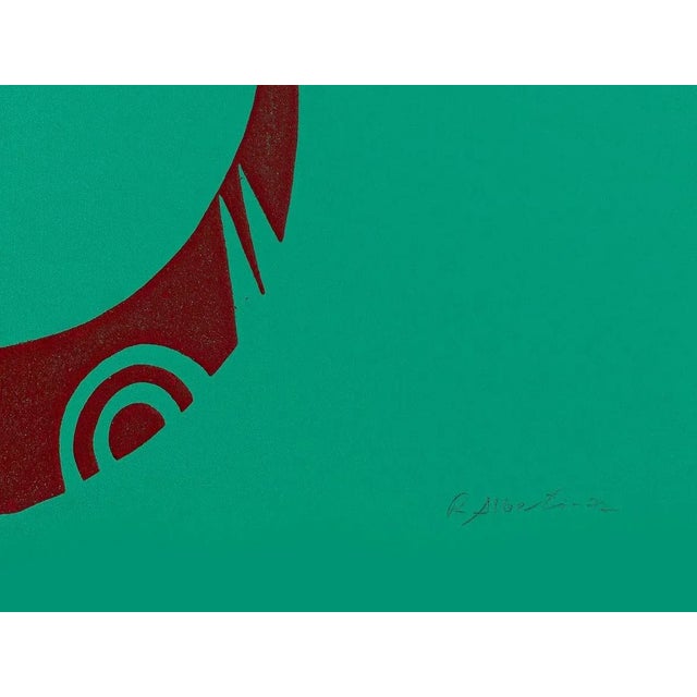 Composition - Original Lithograph by Raphael Alberti - 1972 1972 For Sale - Image 3 of 4