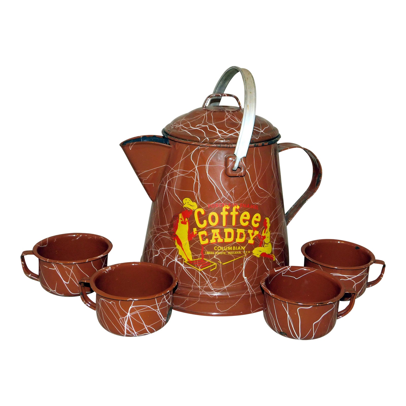 1940's Coffee Caddy Set of 5 Chairish