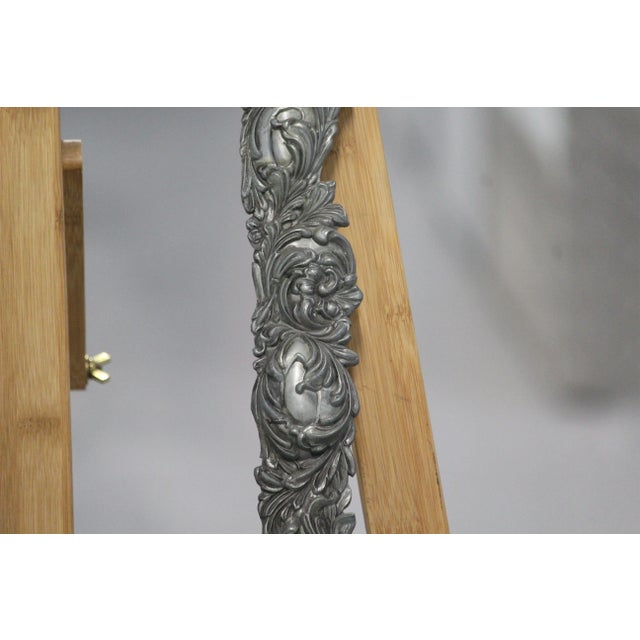 Large Baroque Photo Frame, 1950s For Sale - Image 4 of 12