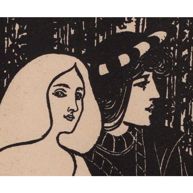 Late 19th Century Will Bradley, The Chap Book from Les Maîtres de L'Affiche, 1898, Original Lithograph For Sale - Image 5 of 12