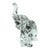 Waterford (Ireland) - Beautiful Solid Crystal Elephant With Trunk Up - 7 Inches Tall. For Sale