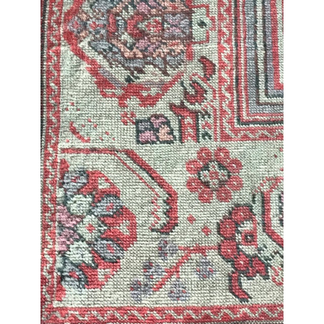 Vintage Turkish Prayer Kilim Rug, 1930s For Sale - Image 10 of 11