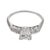 Mid-Century Modern 1940s Retro Gia 1.25 Carat Old Mine Cut Diamond 14k Gold Engagement Ring, Size 8.25 For Sale - Image 3 of 8