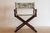 Wood 1970's McGuire Director's X-Chair For Sale - Image 7 of 11
