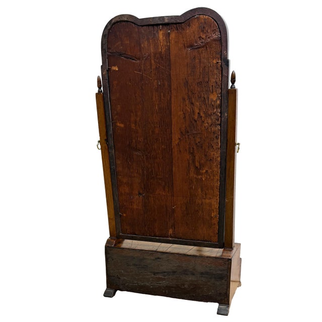 Wood Queen Anne Dressing Table Mirror in Walnut, 1710 For Sale - Image 7 of 15