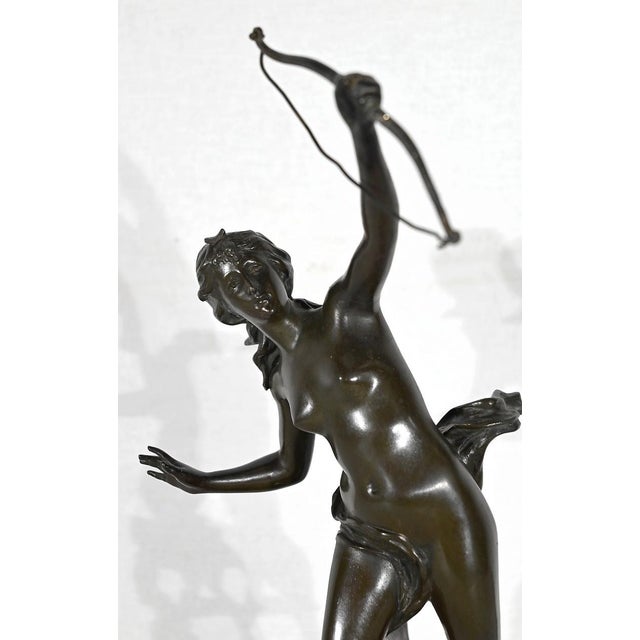 Jean Garnier, Diana the Huntress, Late 19th Century, Bronze For Sale - Image 5 of 18