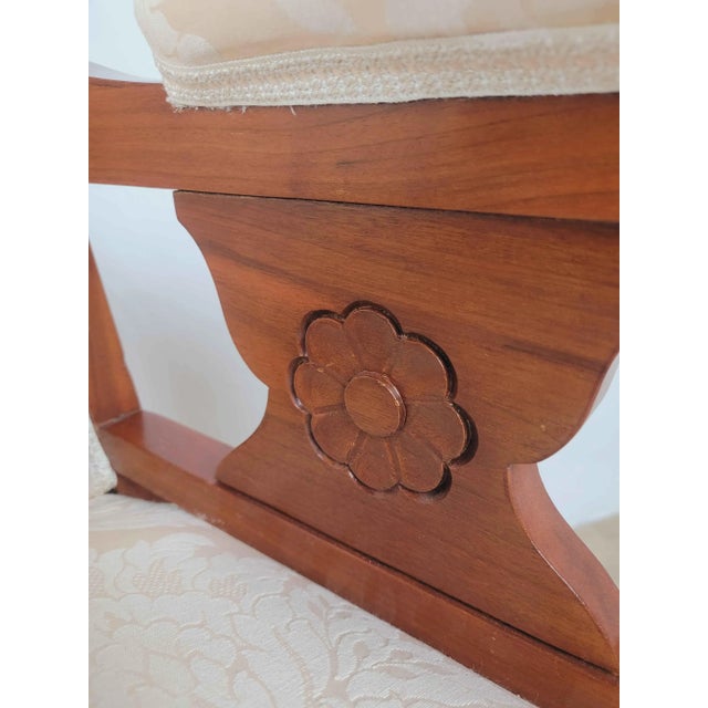 Vintage Castor Armchairs with Floral Upholstery, 1980s, Set of 2 For Sale - Image 10 of 18