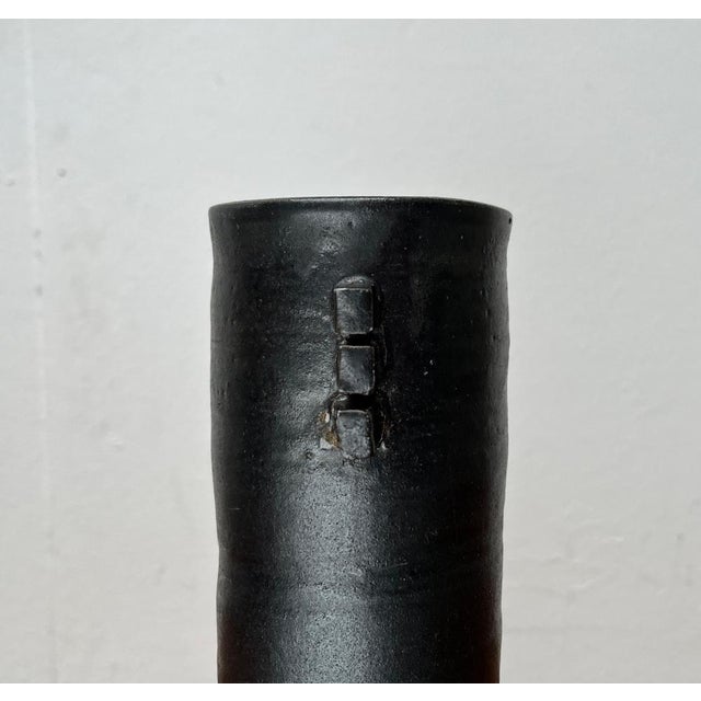 Mid-Century German Studio Pottery Minimalist Vase, 1960s For Sale - Image 4 of 18
