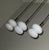 Mid-Century Opal Glass Pendant Lights, Set of 3 For Sale - Image 9 of 10