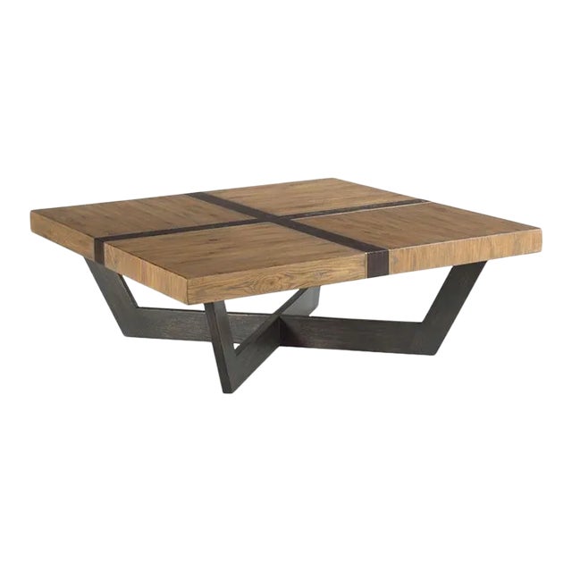 Woodbridge Furniture Quarter Cocktail Table For Sale