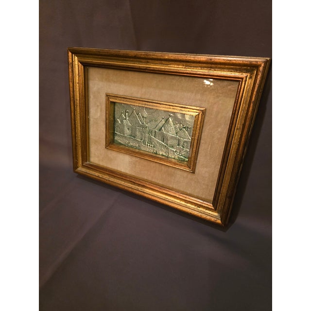1980s Metal Relief Art by Mazzarelli Giuseppe For Sale - Image 9 of 11