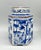 Set of Three Vintage Blue & White Porcelain Tea Caddies | Lidded Chinoiserie Canisters - Chinoiserie, Traditional, Grandmillennial For Sale - Image 9 of 18