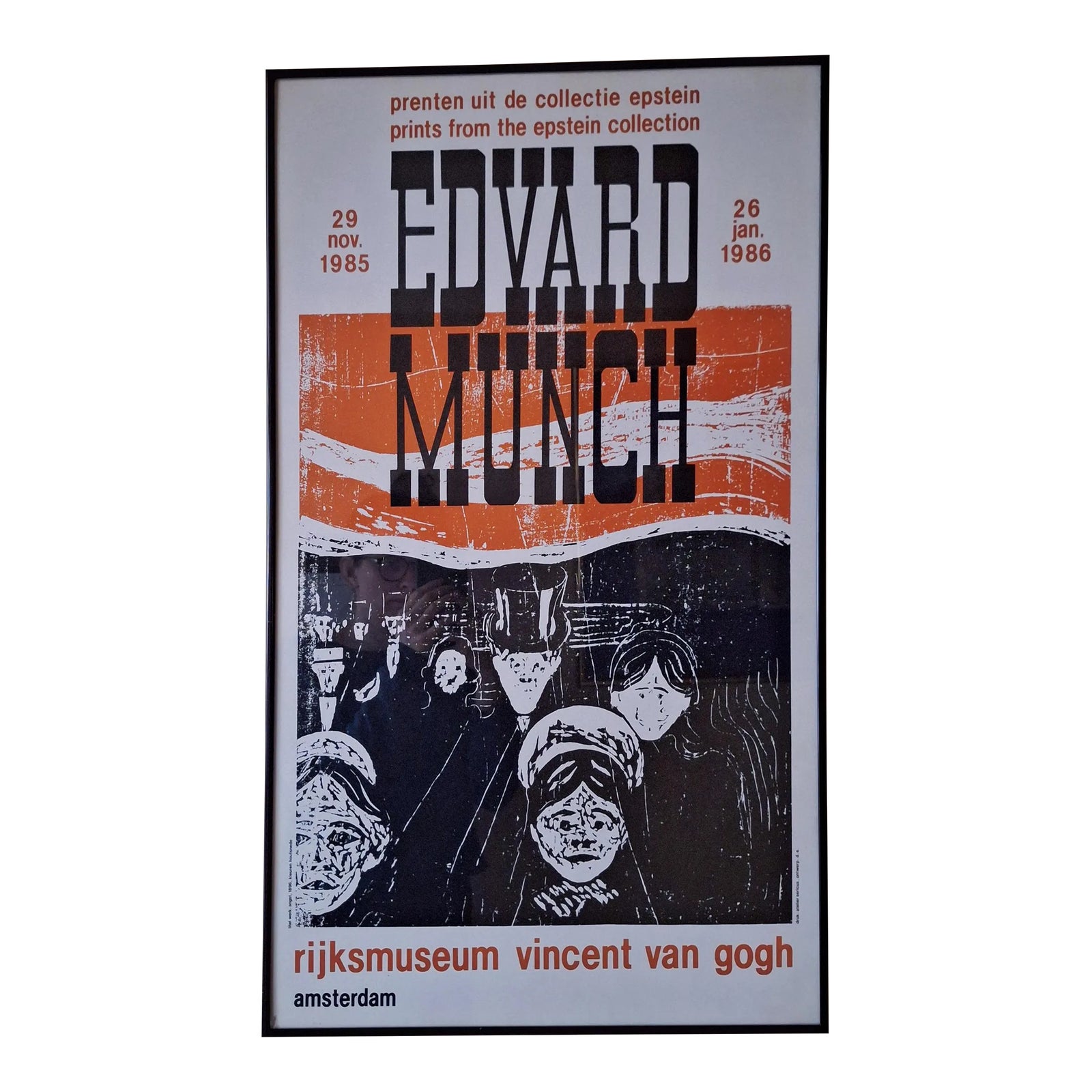 Framed 1985 Edvard Munch 