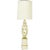 Frederick Cooper Ivory & Gilt Twisted Table Lamp For Sale