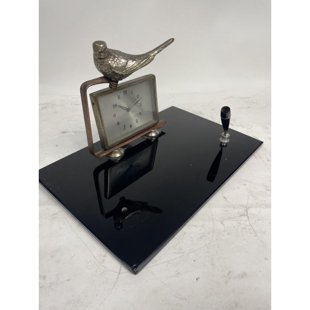 Pen Holder with Clock, 1920s For Sale - Image 6 of 7