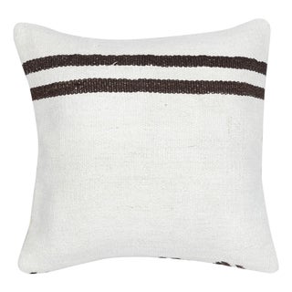 20"x20" Vintage Kilim Cushion Cover. Handwoven Pillowcase. Accent Pillow For Sale