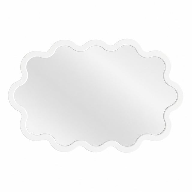 Large Modern Horizontal Oval Wavy Black Mirror – Hvyli Oval 90 by Oitoproducts For Sale - Image 14 of 15