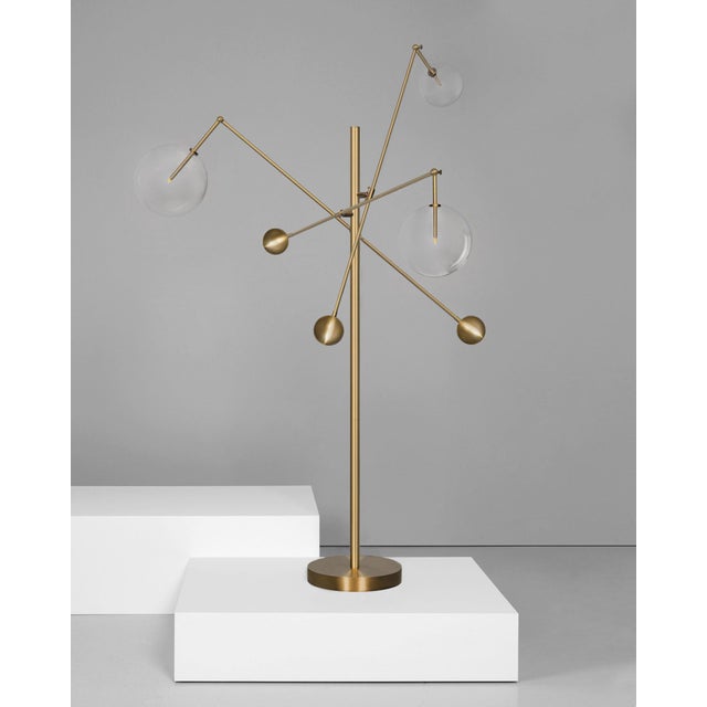 Not Yet Made - Made To Order Milan 3 Arm Floor Lamp For Sale - Image 5 of 12