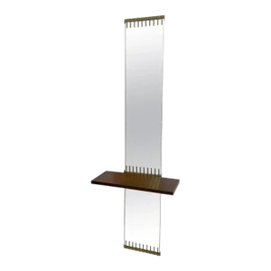 Mid-Century Modern Mirror attributed to Ettore Sottasass for Santambrogio and De Berti, 1950s