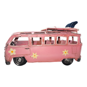 Vintage-Style Volkswagen Vw Kombi Type 2 Tin Metal Model Van