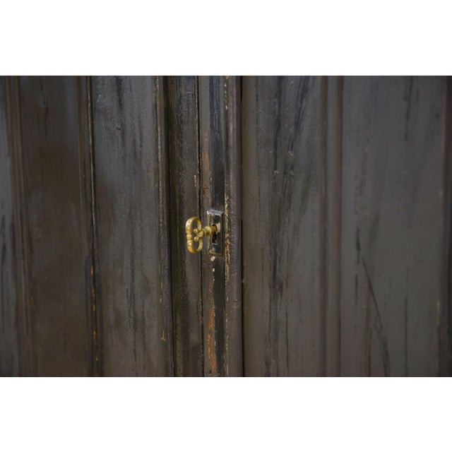 Mid-Century Modern Vintage Patinated Wardrobe, 1950s For Sale - Image 3 of 15