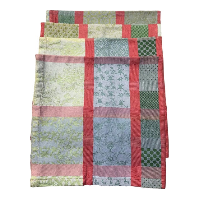Garnier-Thiebaut French Cotton Napkins- Set of 4 For Sale