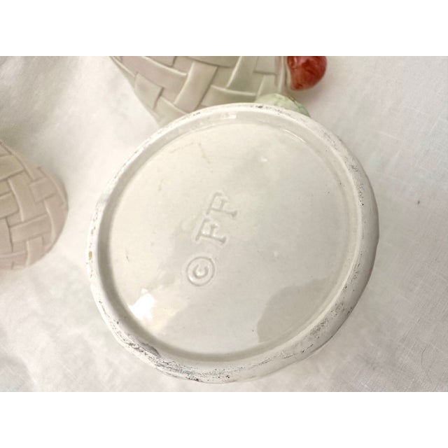 1980s Set of 4 Fitz & Floyd Kitchen Harvest Coffee Mugs For Sale - Image 5 of 5