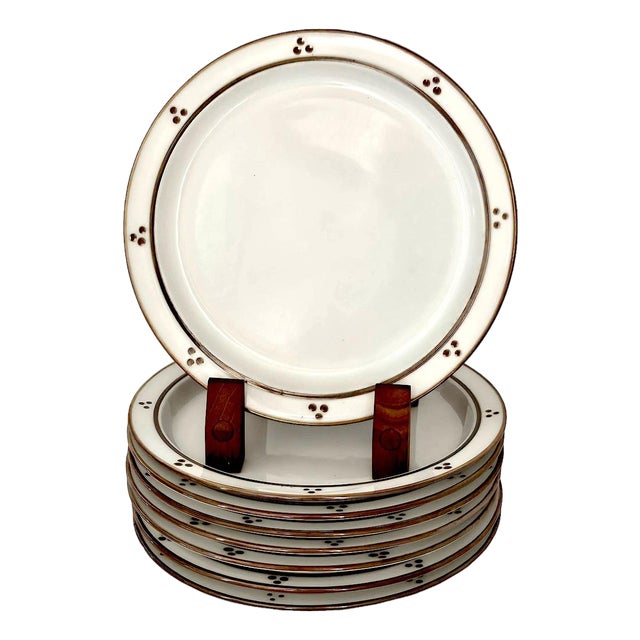 Vintage Dansk Bistro Frederiksborg Salad/Luncheon Plates, 8 Pieces For Sale