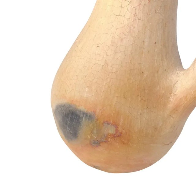 2010s Handcrafted Sejnane Earthenware Vessel - Natural For Sale - Image 5 of 6