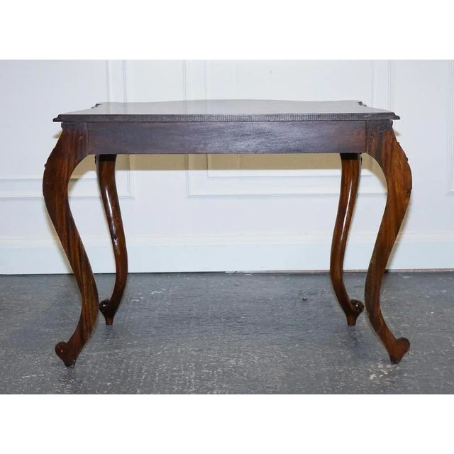 French Carved Hallway Console Table with Cabriole Legs, Late 19th Century For Sale - Image 17 of 18