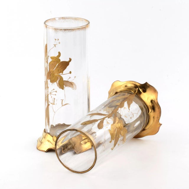 Art Nouveau Vases, Set of 2 For Sale - Image 4 of 6
