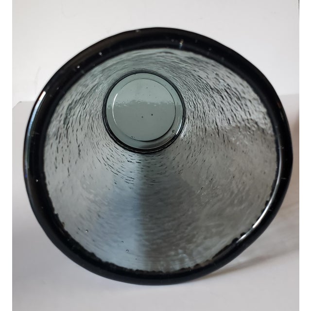 Handmade green art glass—rich color, one-of-a-kind feel. Vintage Fire & Light Twilight Green tumbler, handcrafted from...