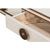 Art Deco Shagreen Writing Desk in White with Brass Ring Pulls For Sale - Image 9 of 12