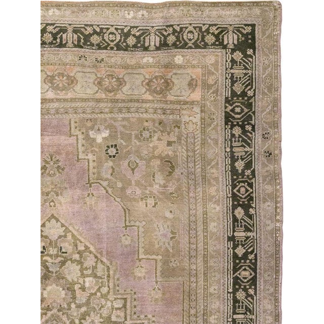 Rustic Galerie Shabab Collection Mid-20th Century Turkish Anatolian Room Size Carpet For Sale - Image 3 of 10