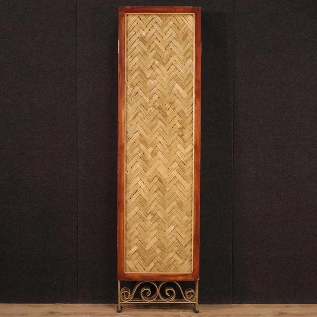 Wood Vintage French Design Screen, 1980s For Sale - Image 7 of 13