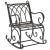 Medrano Rocking Chair - Black Rust For Sale - Image 10 of 10