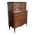 Early 20th Century Neoclassical Mahogany Chest on Chest With Hand-Painted Oval Medallion & Bronze Ormolu For Sale
