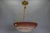 Pendant Light with White and Burgundy Glass from Muller Frères Luneville, 1920s For Sale - Image 12 of 18