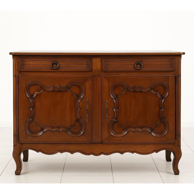 Louis XV Sideboard in Oak For Sale - Image 5 of 5