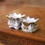 Add a touch of French provincial charm to a mantel, bookshelf, or tabletop with this delightful near pair of antique Rouen...