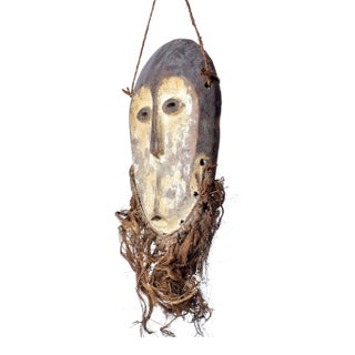 Early 20th Century Lega Bearded Mask For Sale