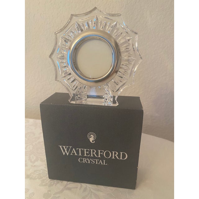 Exquisite Waterford Crystal Portrait Frame Vintage. Measures 4 1/2 by 4 1/2 inches the portrait opening is 2 inches in...